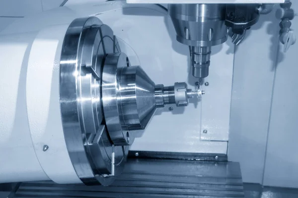 The  5-axis CNC milling machine . — Stock Photo, Image