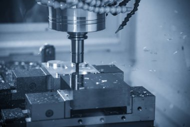 Cnc frezeleme makinesi kalıp parçalarını kaba kesme .