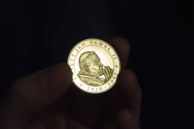 Saint Jan Pawel sikke yakın çekim