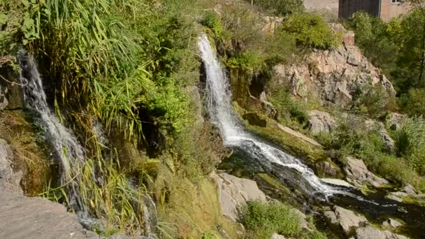Karachuni ダムでクリヴォイログの滝 — ストック動画