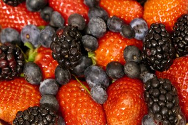 Meyve ve çilek arka plan