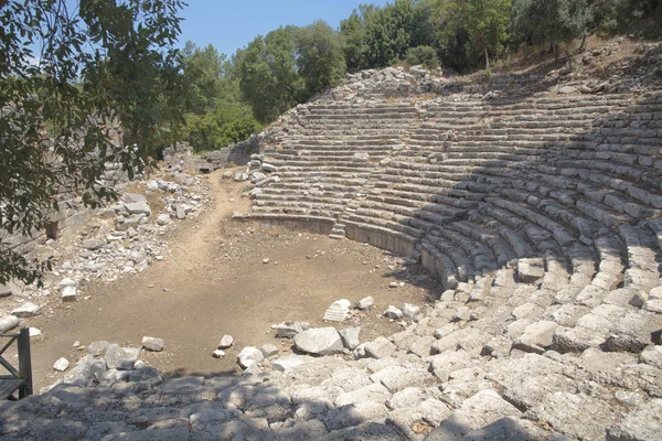 Amphitheater Phaselis Kemer Turkey — Stock Photo, Image