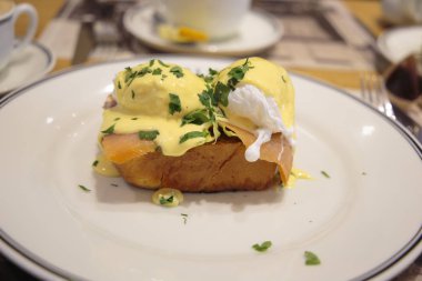 Haşlanmış yumurta Fransız Kahvaltı mutfağı