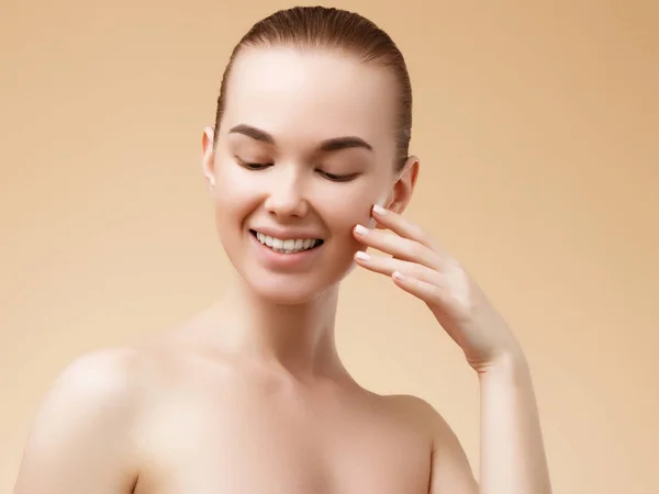 Huidverzorging Beauty Spa Vrouw Met Perfecte Huid Portret Mooie Spa — Stockfoto