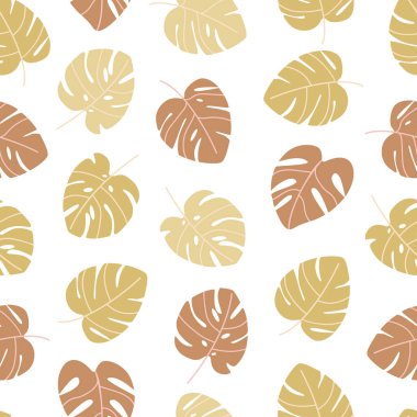 Canavar yapraklarıyla kusursuz desen..