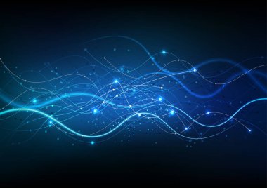 vektör arka plan tasarlamak teknoloji iletişim verisi bilim