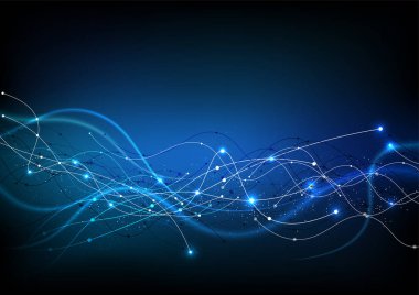 vektör arka plan tasarlamak teknoloji iletişim verisi bilim