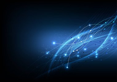 vektör arka plan tasarlamak teknoloji iletişim verisi bilim