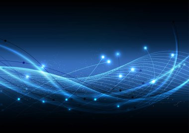 vektör arka plan tasarlamak teknoloji iletişim verisi bilim