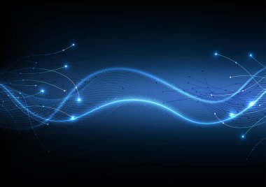 vektör arka plan tasarlamak teknoloji iletişim verisi bilim