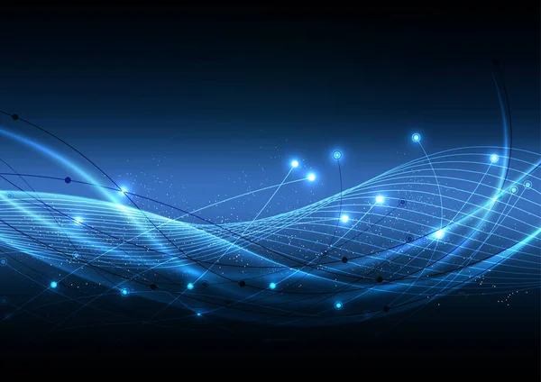 vektör arka plan tasarlamak teknoloji iletişim verisi bilim