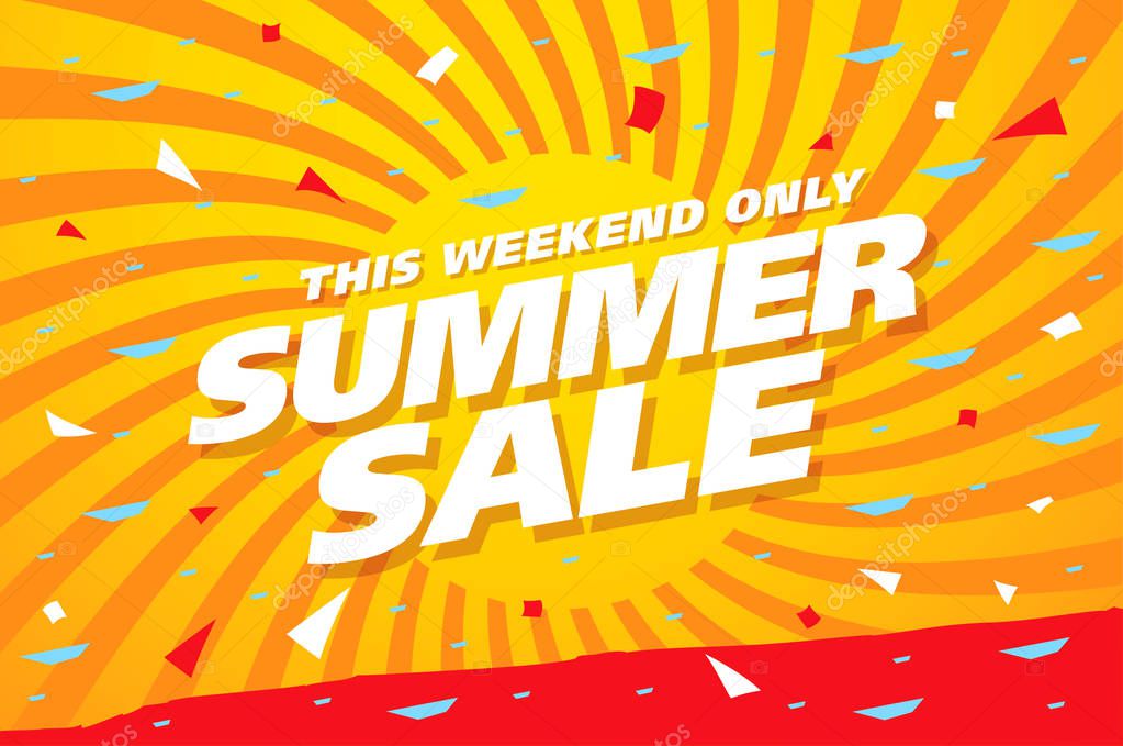 summer sale vector illustration 