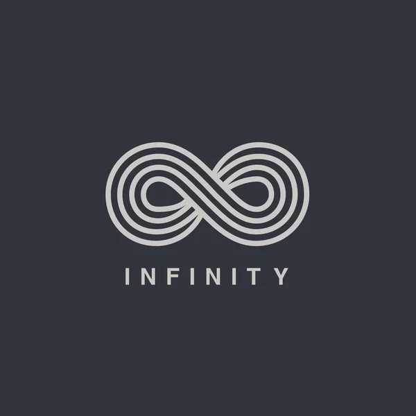 Infinity symbol logotype — Stock Vector