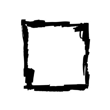 Beyaz arka planda siyah Pazar tarafından yapılan Meydanı