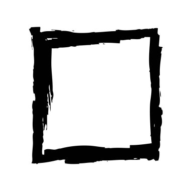 Beyaz arka planda siyah Pazar tarafından yapılan Meydanı