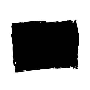 Siyah kare beyaz arka plan üzerinde Pazar tarafından yapılan