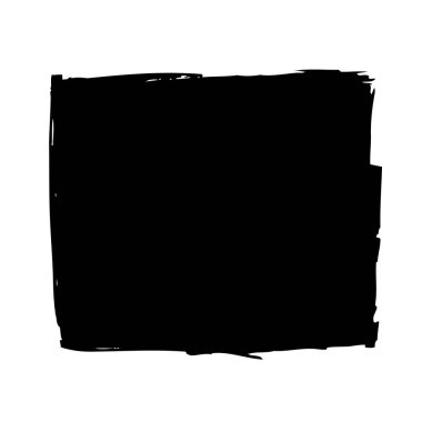 Siyah kare beyaz arka plan üzerinde Pazar tarafından yapılan