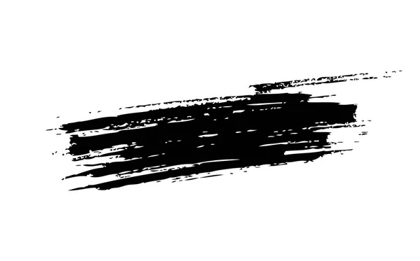 白い背景の上のベクター ブラシ ストローク — ストックベクタ