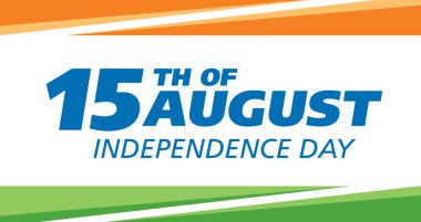 Hindistan 'ın bağımsızlık günü afişi 