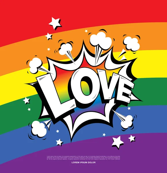 Contexte Mouvement Lgbt Illustration Vectorielle — Image vectorielle