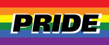 LGBTT hareketi, gurur, vektör çizim