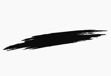 Grunge fırça darbesi, vektör çizim