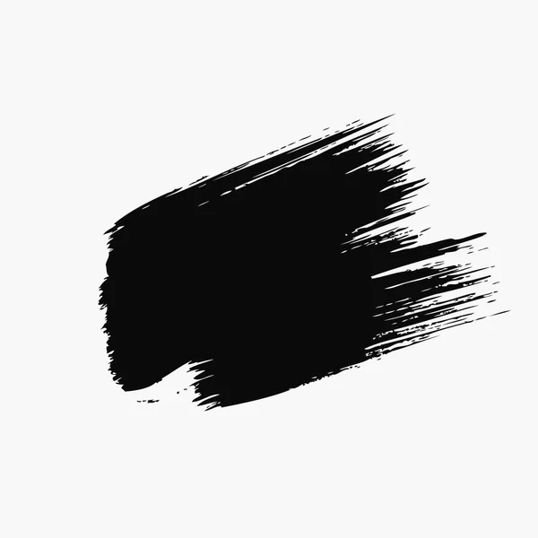 Grunge Penseldraget Vektorillustration — Stock vektor