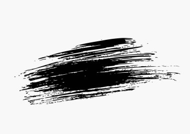 Grunge fırça darbesi, vektör çizim