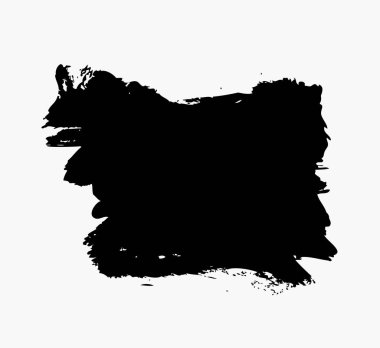 Grunge fırça darbesi, vektör çizim