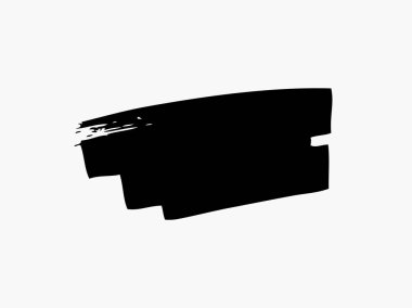 Grunge fırça darbesi, vektör çizim