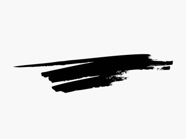 Grunge fırça darbesi, vektör çizim