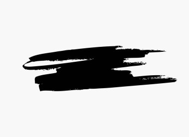 Grunge fırça darbesi, vektör çizim