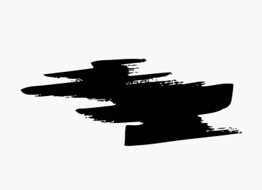 Grunge fırça darbesi, vektör çizim