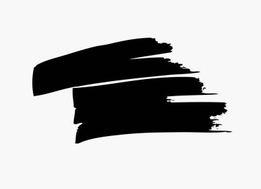 Grunge fırça darbesi, vektör çizim