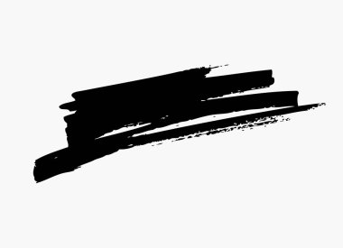 Grunge fırça darbesi, vektör çizim