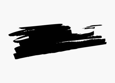 Grunge fırça darbesi, vektör çizim