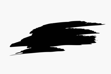 Grunge fırça darbesi, vektör çizim