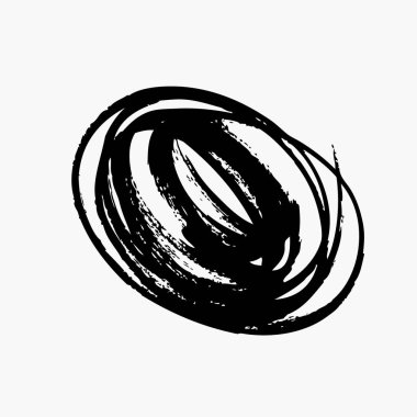 Grunge fırça darbesi, vektör çizim