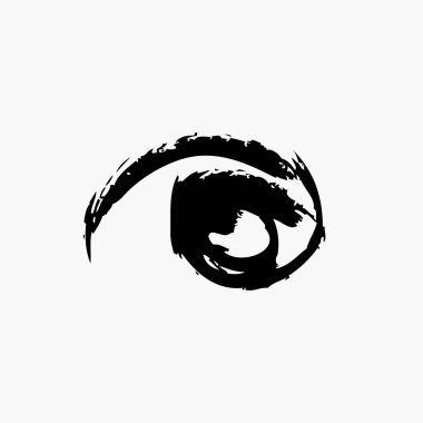 Grunge fırça darbesi, vektör çizim