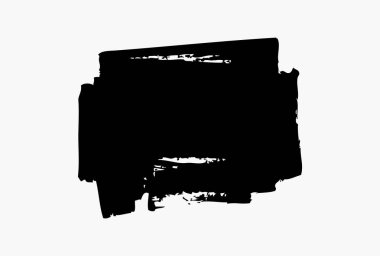 Grunge fırça darbesi, vektör çizim