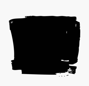 Grunge fırça darbesi, vektör çizim