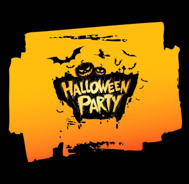 Cadılar Bayramı Parti Posteri