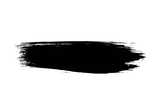 Ligne Grunge Noire Isolée Sur Fond Blanc — Image vectorielle