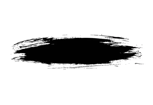 Línea Grunge Negro Aislado Sobre Fondo Blanco — Archivo Imágenes Vectoriales