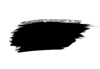 Beyaz arka plan üzerinde izole siyah grunge hattı