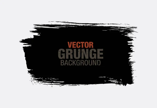 Grunge černé pozadí — Stockový vektor