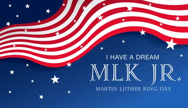 Martin Luther King Day Design Layout Banner Venda Ilustração Vetorial — Vetor de Stock