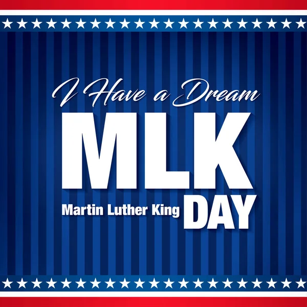 Martin Luther King Day Design Layout Banner Venda Ilustração Vetorial —  Vetores de Stock