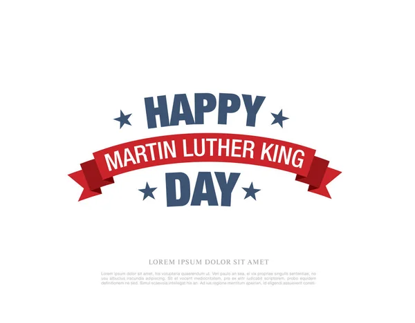 Martin Luther King Napja Eladásra Banner Elrendezés Tervez Vektoros Illusztráció — Stock Vector