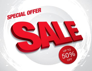 Satış banner düzen tasarımı